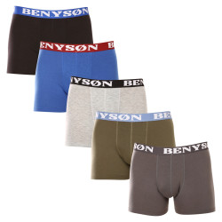 5PACK Boxers para homem Benysøn multicolorido (4002)