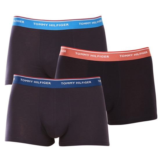 3PACK Boxers para homem Tommy Hilfiger azul escuro (UM0UM01642 0VX)