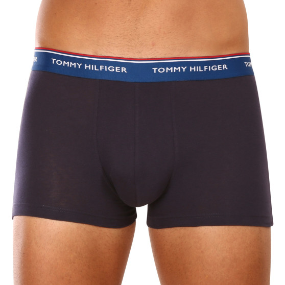 3PACK Boxers para homem Tommy Hilfiger azul escuro (UM0UM01642 0VX)