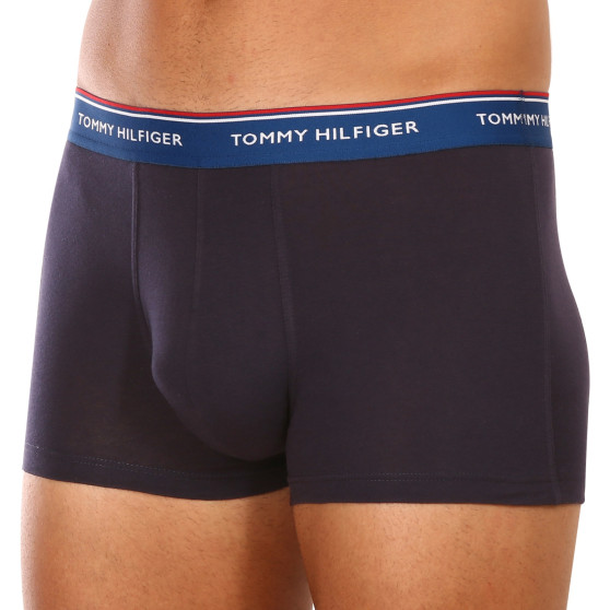 3PACK Boxers para homem Tommy Hilfiger azul escuro (UM0UM01642 0VX)