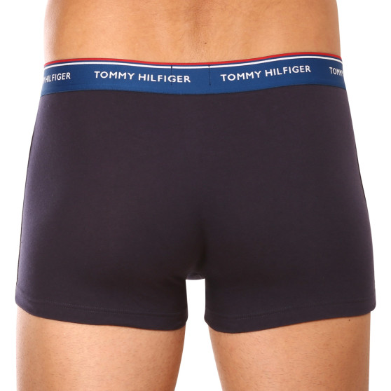 3PACK Boxers para homem Tommy Hilfiger azul escuro (UM0UM01642 0VX)