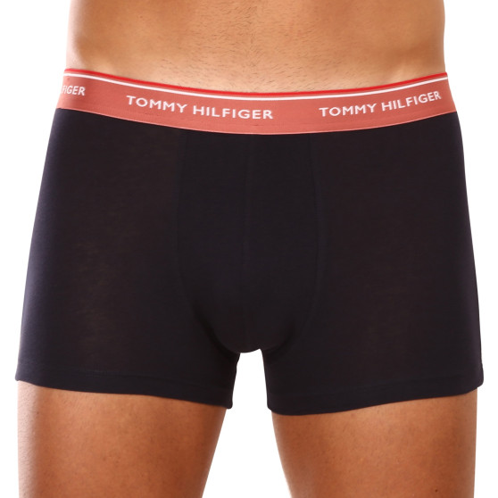 3PACK Boxers para homem Tommy Hilfiger azul escuro (UM0UM01642 0VX)