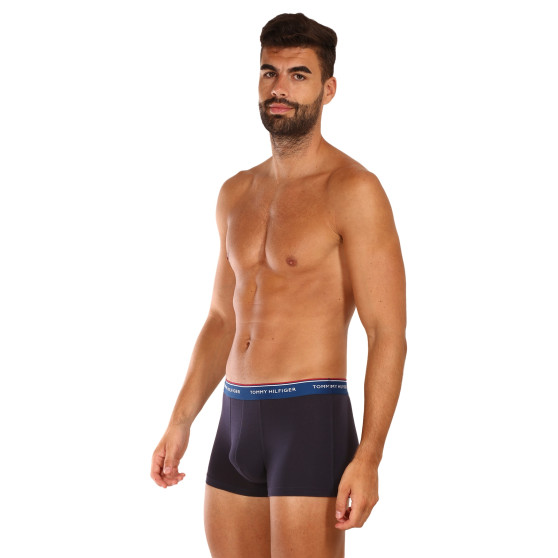 3PACK Boxers para homem Tommy Hilfiger azul escuro (UM0UM01642 0VX)