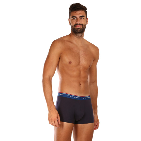 3PACK Boxers para homem Tommy Hilfiger azul escuro (UM0UM01642 0VX)