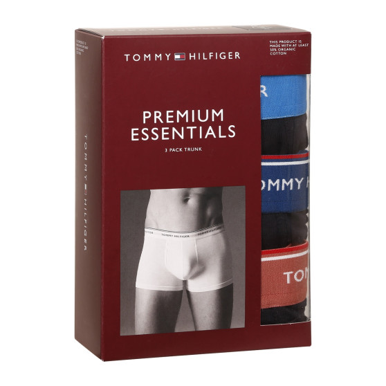 3PACK Boxers para homem Tommy Hilfiger azul escuro (UM0UM01642 0VX)