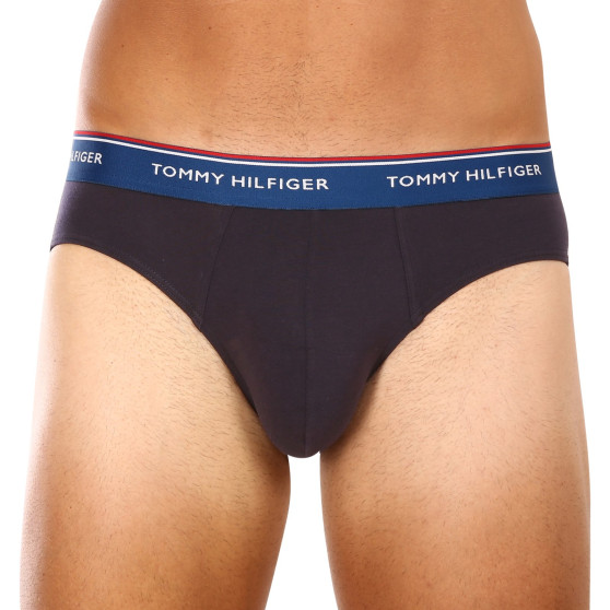 3PACK cuecas para homem Tommy Hilfiger azul escuro (UM0UM03119 0VX)