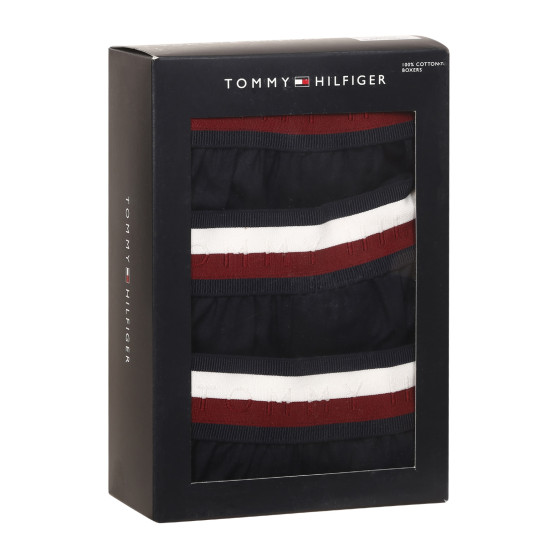 3PACK Boxers para homem Tommy Hilfiger azul escuro (UM0UM03121 0XO)