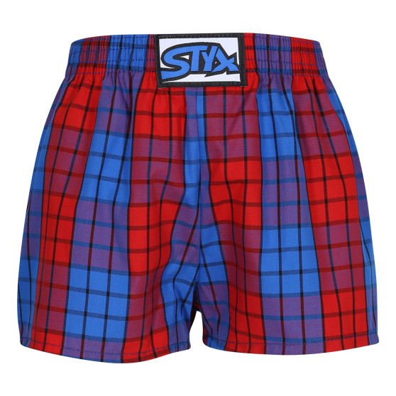 3PACK Boxers para criança Styx borracha clássica multi-coloured (3J10123)