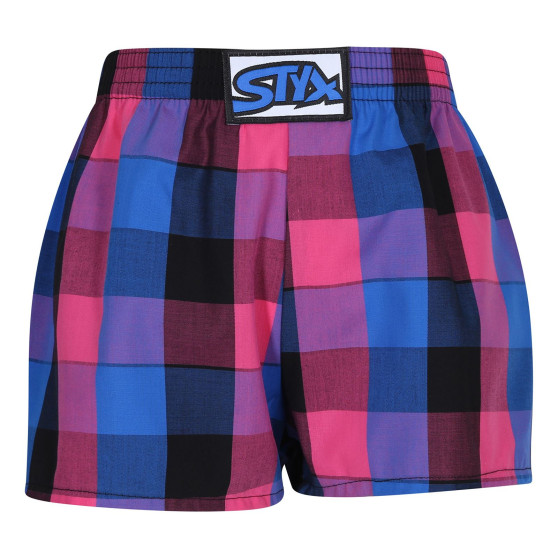 3PACK Boxers para criança Styx borracha clássica multi-coloured (3J10789)