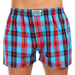 Boxers para homem Styx clássico elástico multi-colorido (A1013)