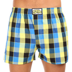 Boxers para homem Styx clássico elástico multi-colorido (A1015)