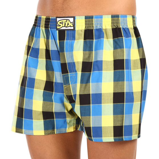 Boxers para homem Styx clássico elástico multi-colorido (A1015)