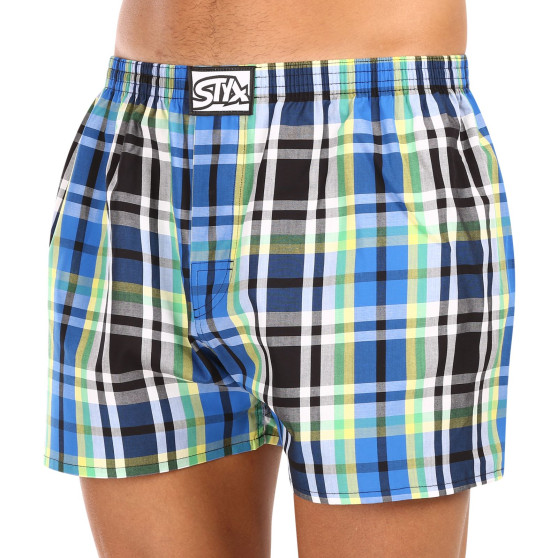 Boxers para homem Styx clássico elástico multi-colorido (A1017)