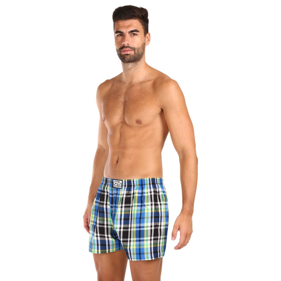 Boxers para homem Styx clássico elástico multi-colorido (A1017)