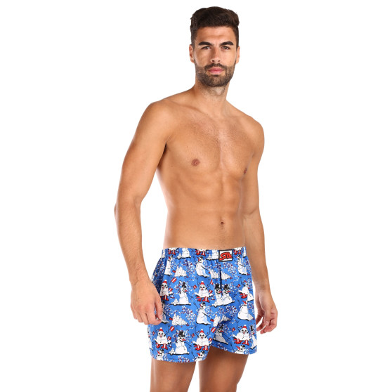 Boxers para homem Styx arte clássica borracha christmas snowmen (A1751)