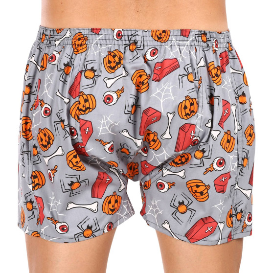 Boxers para homem Styx arte clássica de borracha Halloween caixão (A1752)