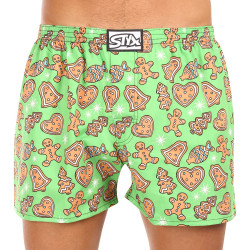 Boxers para homem Styx arte clássica borracha Christmas gingerbread (A1753)