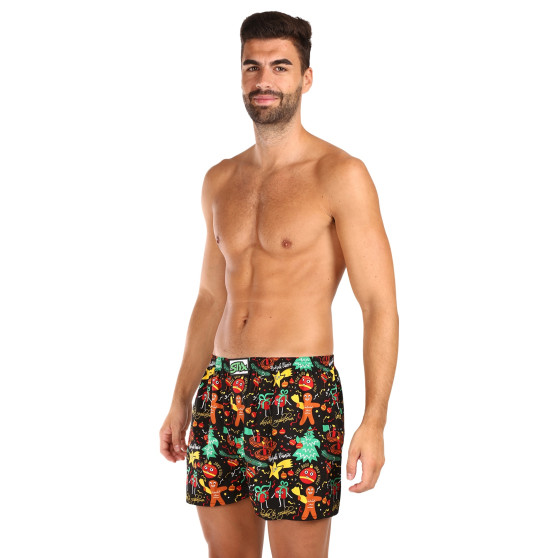 Boxers para homem Styx arte clássica elástica ornamentos de Natal (A1754)