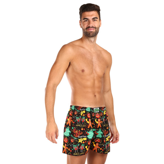 Boxers para homem Styx arte clássica elástica ornamentos de Natal (A1754)