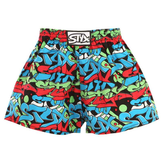 3PACK Boxers para criança Styx arte clássica borracha multicolorido (3J12579)