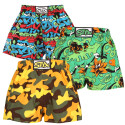 3PACK Boxers para criança Styx arte clássica borracha multicolorido (3J12579)