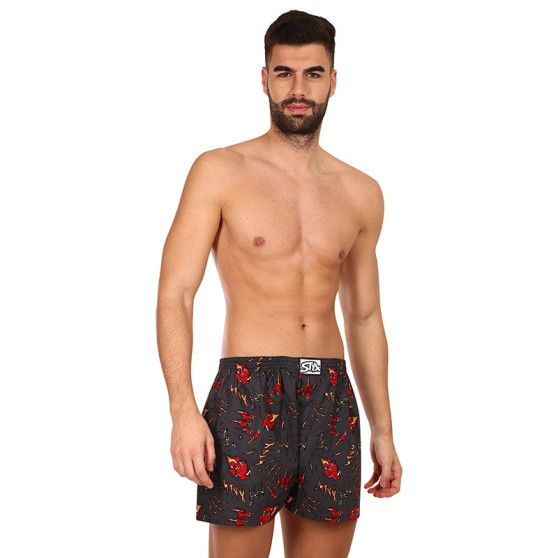 3PACK Boxers para homem Styx arte clássica borracha multicolorido (3A15245)