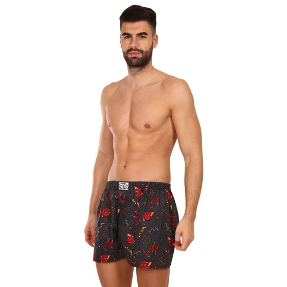 3PACK Boxers para homem Styx arte clássica borracha multicolorido (3A15245)