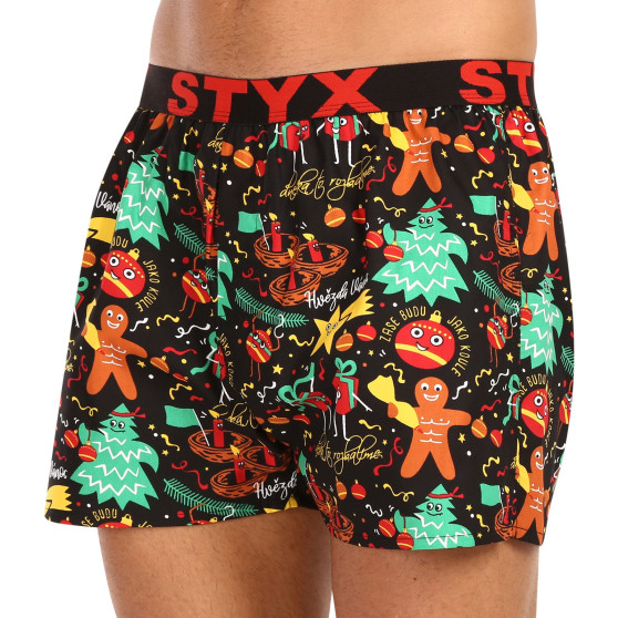 Boxers para homem Styx arte desporto borracha ornamentos de natal (B1754)