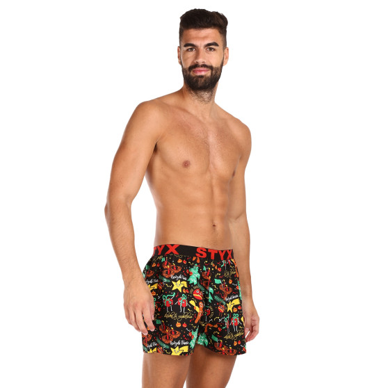 Boxers para homem Styx arte desporto borracha ornamentos de natal (B1754)