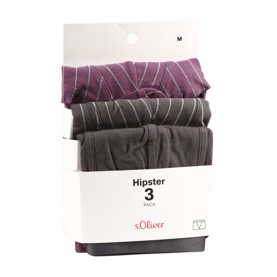 3PACK Boxers para homem S.Oliver multicolorido (NH-40H-83934721)