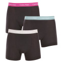 3PACK Boxers para homem Calvin Klein preto (U2662G-H53)