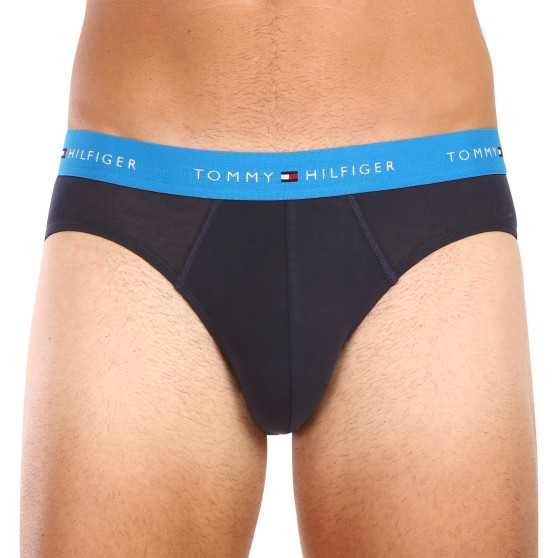 3PACK cuecas para homem Tommy Hilfiger azul escuro (UM0UM02904 0UE)