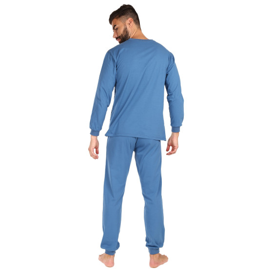 Pijama para homem Foltýn superdimensionado azul (FPDN16)