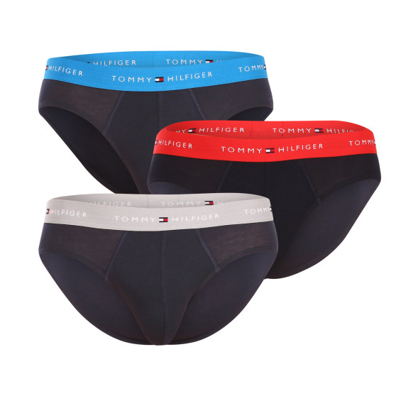 3PACK cuecas para homem Tommy Hilfiger azul escuro (UM0UM02904 0UE)