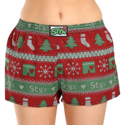 Boxers para mulher Styx art borracha clássica Christmas knitted (K1658)