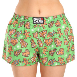 Boxers para mulher Styx arte clássica borracha Christmas gingerbread (K1753)