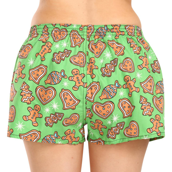 Boxers para mulher Styx arte clássica borracha Christmas gingerbread (K1753)