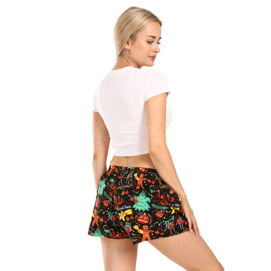 Boxers para mulher Styx arte clássica elástica ornamentos de Natal (K1754)