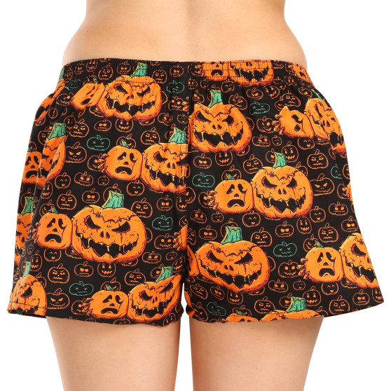 Boxers para mulher Styx arte clássica borracha Halloween pumpkin (K1755)