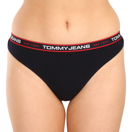 3PACK Tanga para mulher Tommy Hilfiger multicolorido (UW0UW04709 0WE)