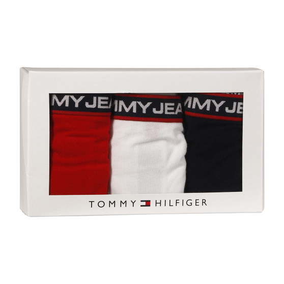 3PACK Tanga para mulher Tommy Hilfiger multicolorido (UW0UW04709 0WE)