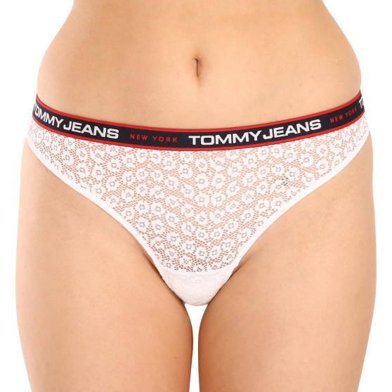 3PACK Tanga para mulher Tommy Hilfiger multicolorido (UW0UW04714 0WE)