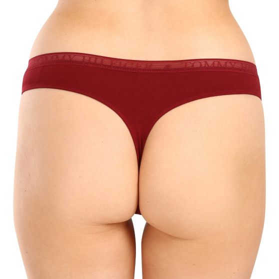 3PACK Tanga para mulher Tommy Hilfiger multicolorido (UW0UW04890 0U4)