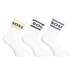 3PACK meias BOSS high branco (50469371 106)