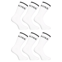 6PACK meias BOSS high branco (50510168 100)