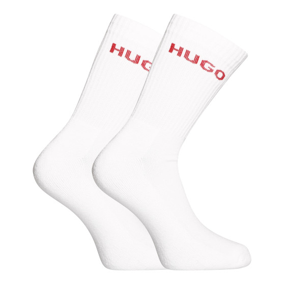 6PACK meias HUGO high branco (50510187 100)