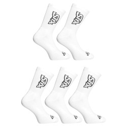 5PACK meias Styx high branco (5HV1061)