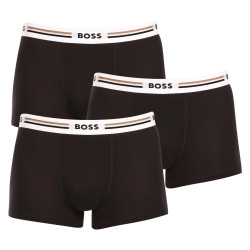 3PACK Boxers para homem BOSS preto (50492200 001)