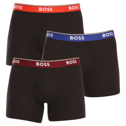 3PACK Boxers para homem BOSS preto (50499441 972)