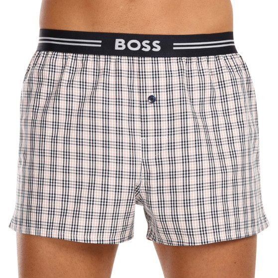 3PACK Boxers para homem BOSS multicolorido (50480034 275)